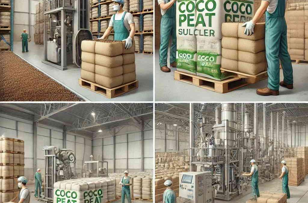 coco peat suppliers, packaging and shipping cocopeat