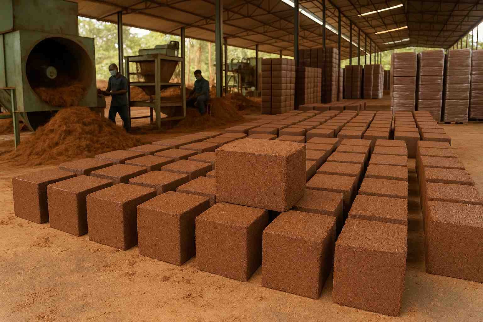 Cocopeat brick manufacturers in India