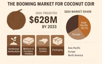 Global Market Trends for Coconut Coir Products (2025): Grow Bags, Furniture, Erosion Control & Packaging
