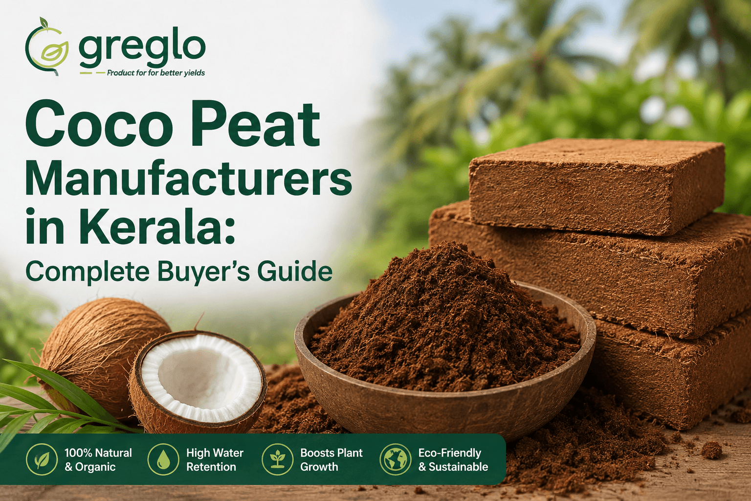 Coco peat manufacturers in Kerala – buyer’s guide
