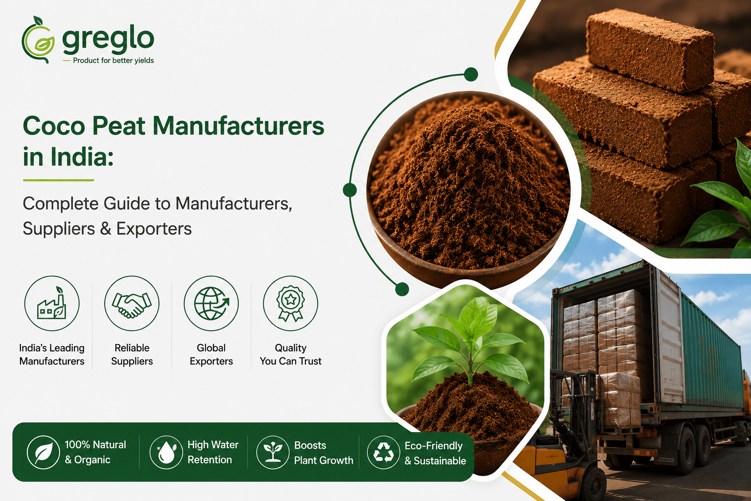 Coco peat manufacturers in India